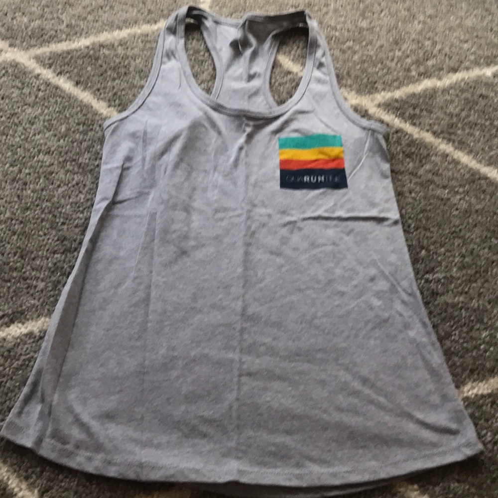 QuaRUNtine racerback tank